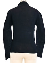 Issey Miyake Corrugated Flocked Velvet Top Top arcadeshops.com