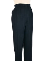 Issey Miyake Pleats Please Black Crop Pants Bottom arcadeshops.com