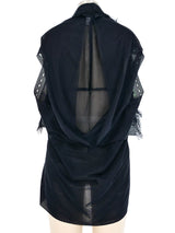 Issey Miyake Mesh Draped Fringe Cardigan Jacket arcadeshops.com
