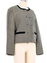 Issey Miyake Houndstooth Jacket Jacket arcadeshops.com