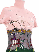 Issey Miyake Cowgirl Printed Top Top arcadeshops.com