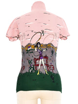 Issey Miyake Cowgirl Printed Top Top arcadeshops.com