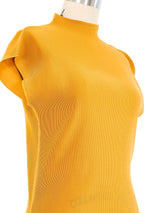 Issey Miyake Pleats Please Mustard Pleat Top Top arcadeshops.com