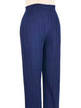 Issey Miyake Pleats Please Navy Crop Pants Bottom arcadeshops.com