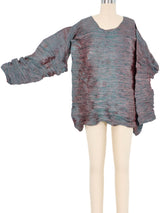 1993 Issey Miyake Iridescent Blouse Top arcadeshops.com