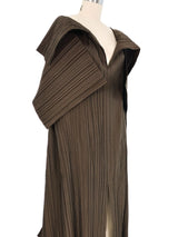 1985 Issey Miyake Taupe Dress Dress arcadeshops.com