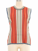 Hermes Multicolor Stripe Tank Top arcadeshops.com