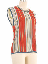 Hermes Multicolor Stripe Tank Top arcadeshops.com