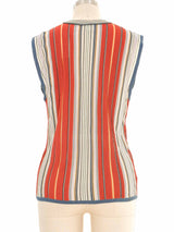 Hermes Multicolor Stripe Tank Top arcadeshops.com