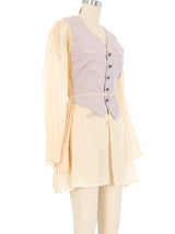 1990s Jean Paul Gaultier Attached Vest Top Top arcadeshops.com