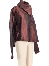 Romeo Gigli Metallic Cowl Neck Top Top arcadeshops.com