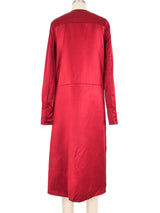 Maison Margiela Crimson Satin Dress Dress arcadeshops.com