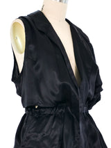 Ann Demeulemeester One Sleeve Silk Wrap Top Top arcadeshops.com