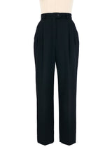 Escada Black High Waisted Trousers Bottom arcadeshops.com