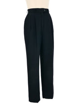 Escada Black High Waisted Trousers Bottom arcadeshops.com