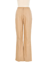 Loewe Tan Leather Trousers Bottom arcadeshops.com