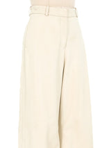 Rosetta Getty Straight Leg Leather Trousers Bottom arcadeshops.com