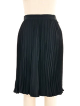 Mila Schon Black Accordion Skirt Bottom arcadeshops.com