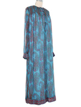 Treacy Lowe Paisley Printed Indian Dress Dress arcadeshops.com