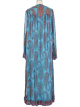 Treacy Lowe Paisley Printed Indian Dress Dress arcadeshops.com