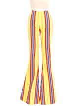 Moschino Striped Bell Bottom Ensemble Suit arcadeshops.com