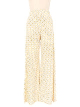 1970s Floral Halter Top Ensemble Suit arcadeshops.com