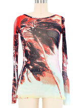 Jean Paul Gaultier Palm Mesh Top Top arcadeshops.com