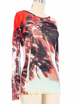 Jean Paul Gaultier Palm Mesh Top Top arcadeshops.com