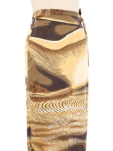 1990s Animal Print Wrap Skirt Bottom arcadeshops.com