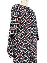 Marni Crossback Check Silk Dress Dress arcadeshops.com