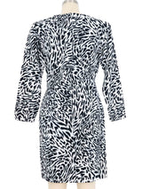 Yves Saint Laurent Animal Print Dress Dress arcadeshops.com