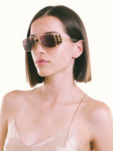 Cazal Caged Wireframe Sunglasses Accessory arcadeshops.com