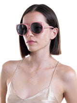 1960s Christian Dior Op Art Oversized Sunglasses Accessory arcadeshops.com