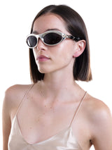 Gianfranco Ferre Chrome Wraparound Sunglasses Accessory arcadeshops.com