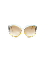 1970s Torrente Oversized Two Tone Sunglasses Accessory arcadeshops.com