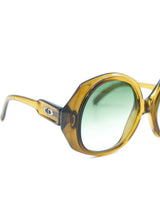 Christian Dior Olive Rounded Sunglasses Accessory arcadeshops.com