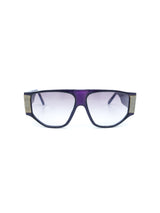 Emmanuelle Khanh Purple Shield Sunglasses Accessory arcadeshops.com