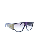 Emmanuelle Khanh Purple Shield Sunglasses Accessory arcadeshops.com