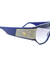 Emmanuelle Khanh Purple Shield Sunglasses Accessory arcadeshops.com