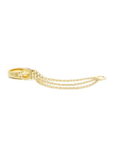 Goldtone Swag Chain Stretch Belt Accessory arcadeshops.com