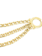 Goldtone Swag Chain Stretch Belt Accessory arcadeshops.com