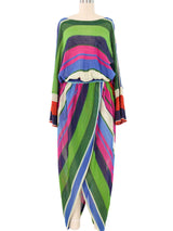 Missoni Rainbow Striped Knit Ensemble Suit arcadeshops.com