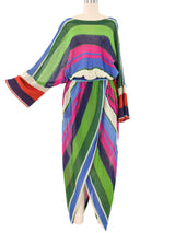Missoni Rainbow Striped Knit Ensemble Suit arcadeshops.com