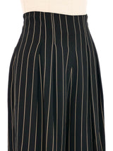 Pinstriped High Waist Shorts Bottom arcadeshops.com