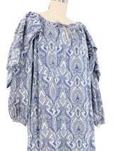Angelo Tarlazzi Paisley Peasant Dress Dress arcadeshops.com