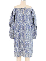 Angelo Tarlazzi Paisley Peasant Dress Dress arcadeshops.com