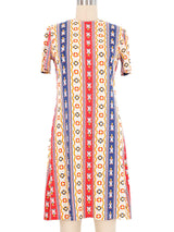 Novelty Sailor Printed Mini Dress Dress arcadeshops.com