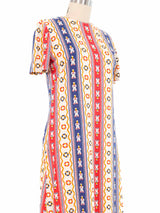 Novelty Sailor Printed Mini Dress Dress arcadeshops.com