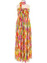 Givenchy Striped Strapless Chiffon Dress Dress arcadeshops.com