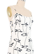 1998 Chanel Flower Logo Mini Dress Dress arcadeshops.com